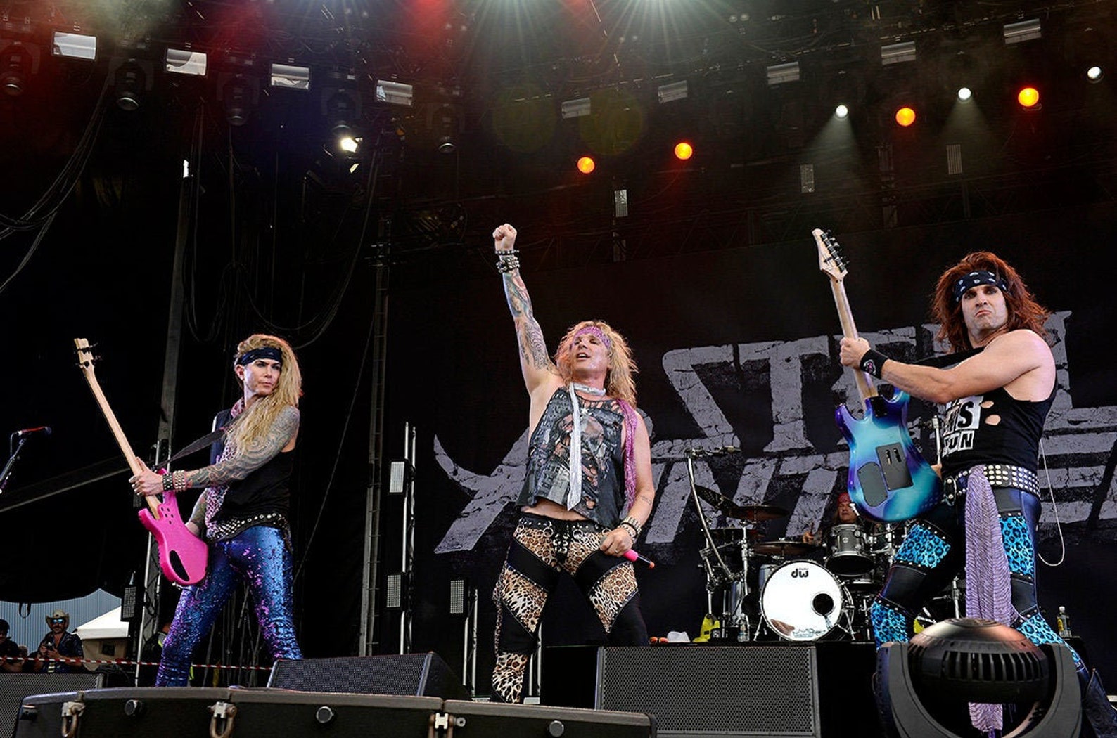 Steel Panther music posters / prints band on stage with Etsy