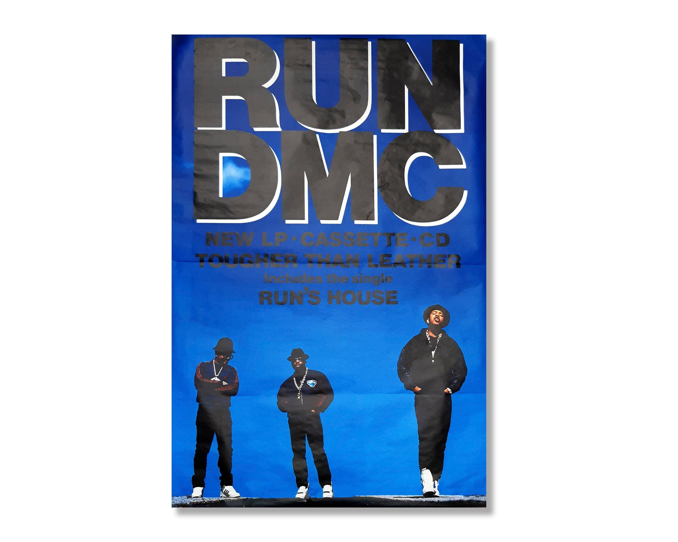 Run DMC large hip hop & rap poster / print 'Tougher Etsy