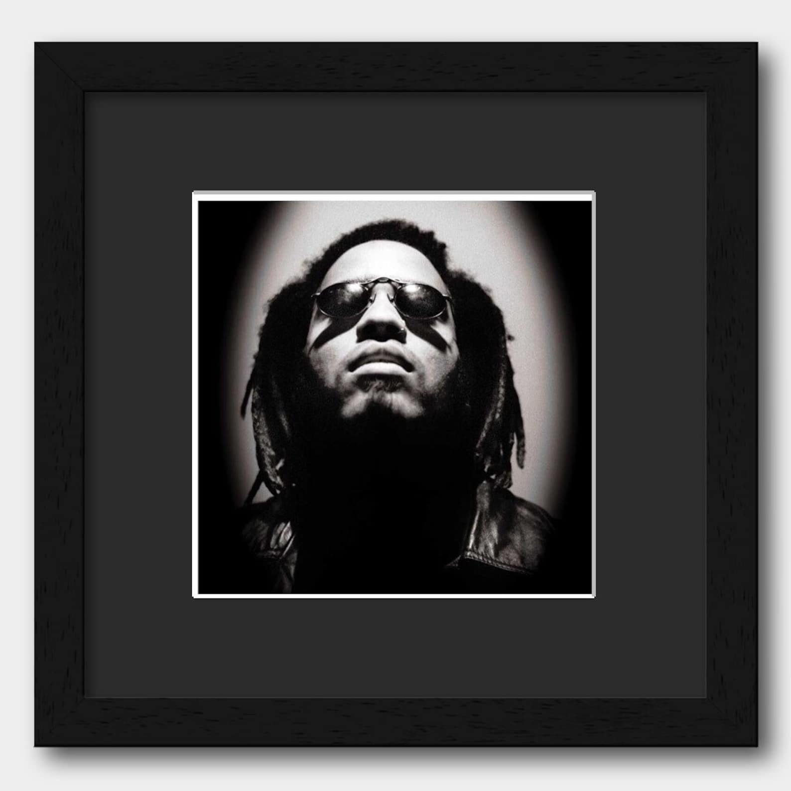 Lenny Kravitz music band posters / prints a black and | Etsy