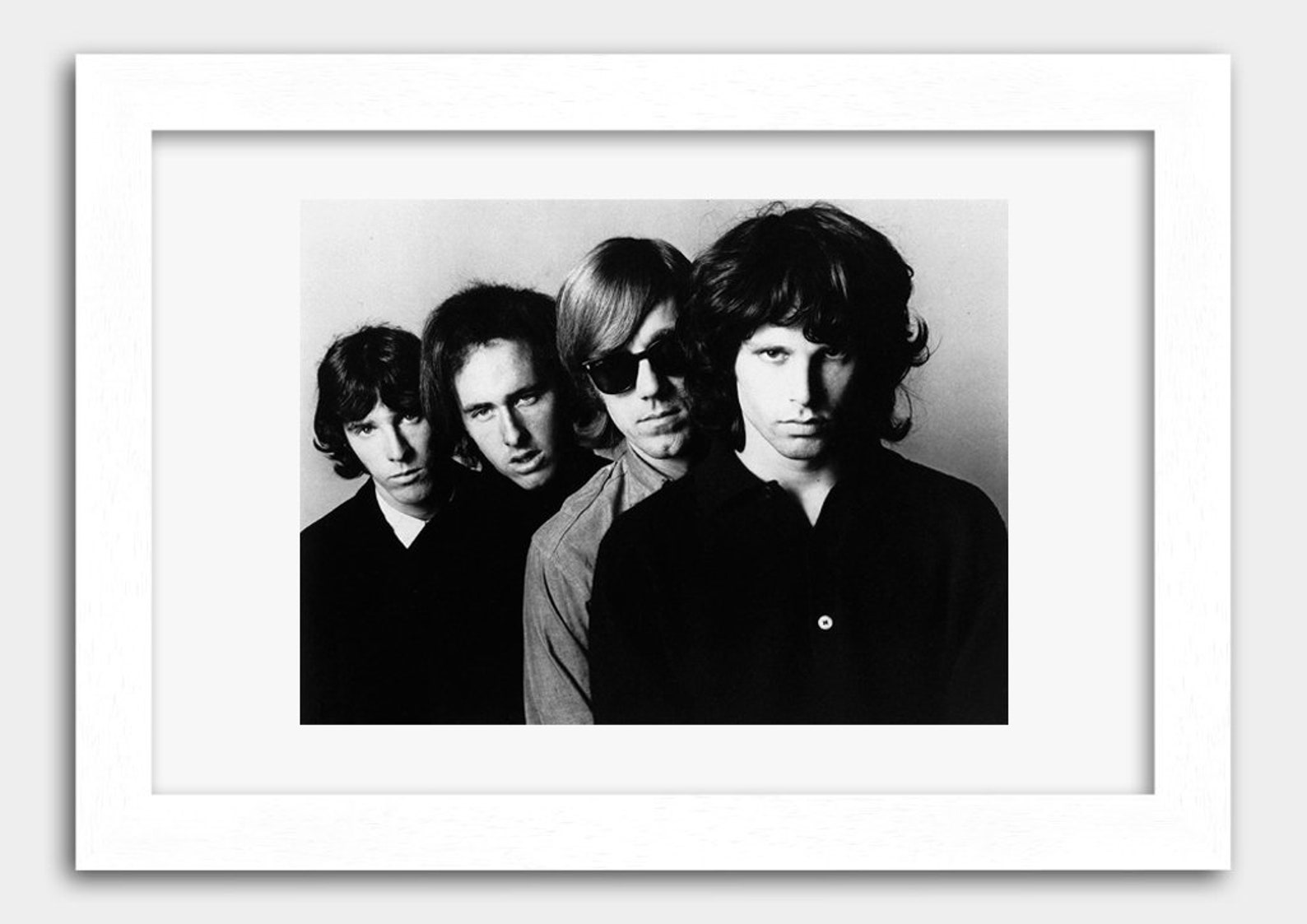 The Doors band poster / print black and white band Etsy