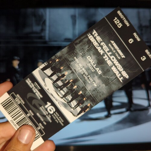 ATEEZ Break the Wall Tour Digital Concert Ticket Etsy