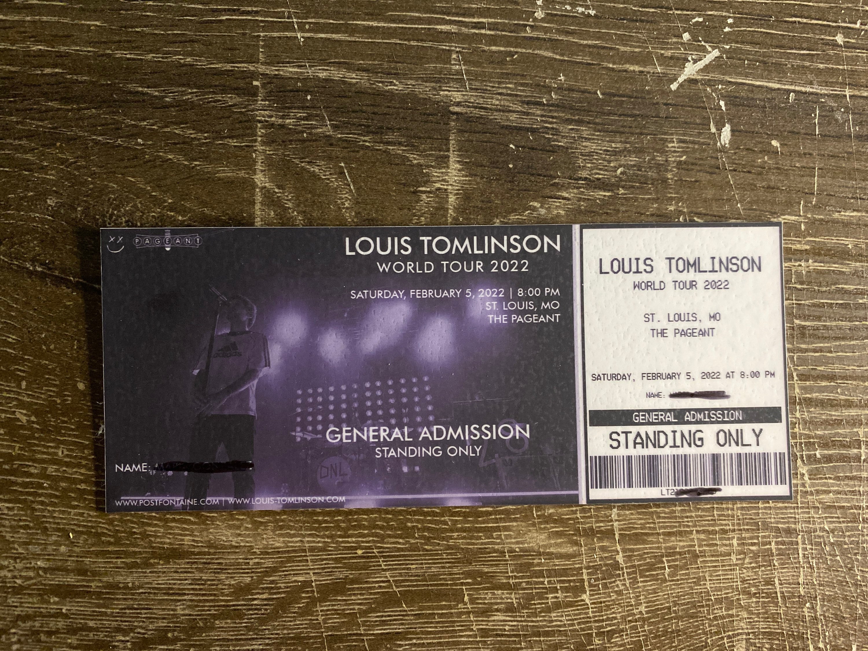 Louis Tomlinson Tickets - Louis Tomlinson Concert 2023 - 514
