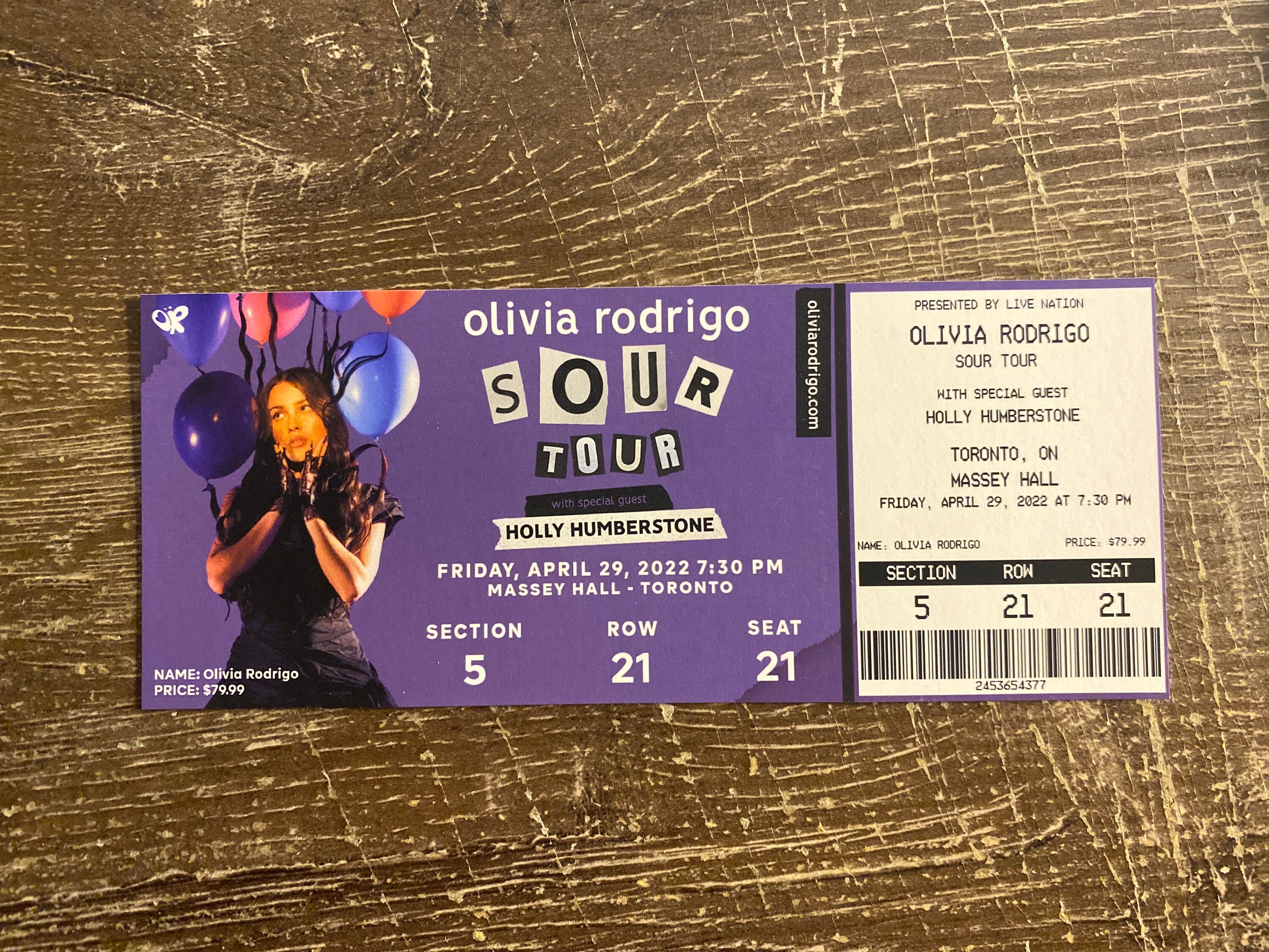 Olivia Rodrigo sour Tour Customized Souvenir Etsy Canada