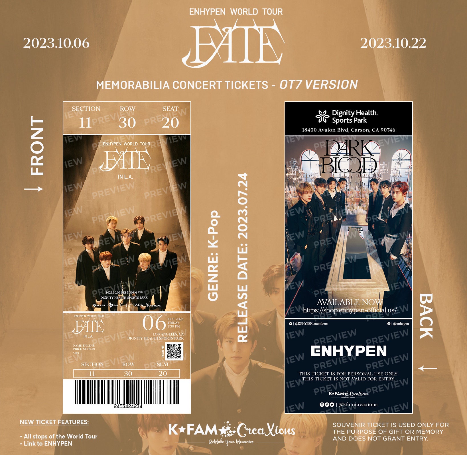 ENHYPEN Concert Tickets, 20232024 Tour Dates & Locations