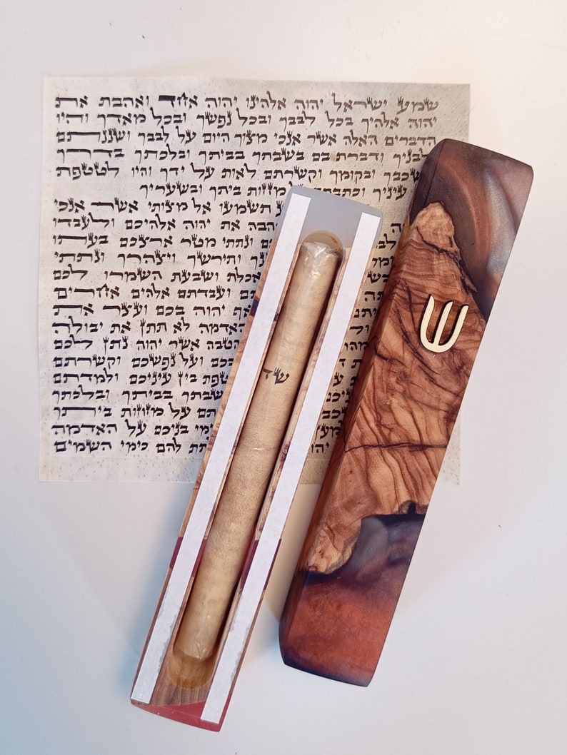 Kosher Mezuzah Scroll. Best Quality, 5 12 Cm.made in Israel, Hand