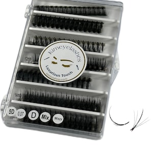 5D 7D Premade fans Wispy lashes 1000 Fans Mixed Lengths Volume loose Fans C D Curl Handmade Fan eyelash extensions Kimeyelashes promade fan