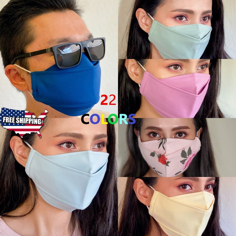 Best Face mask for Glasses wearers handmade Free USA shipping Etsy