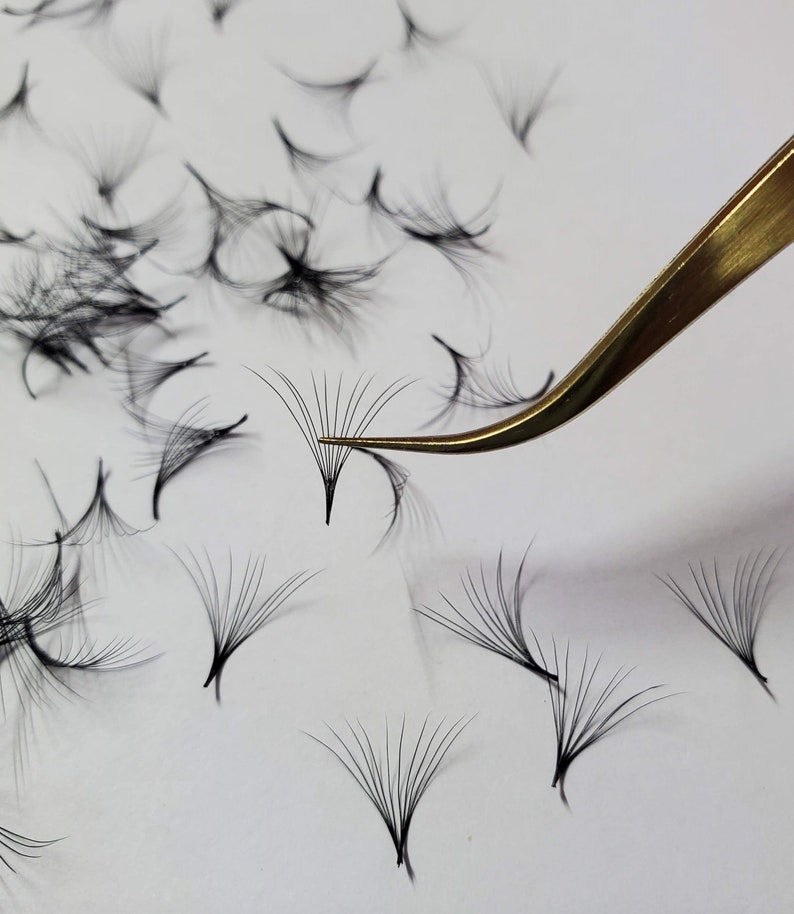 5d Fan 1000 Premade Fans 4D, 5D, 6D, 7D Mega Volume Loose Fans C, D Curl 0.07 ...