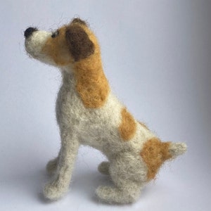 Custom felted pet your own pet as a needle felted model custom made pet portrait