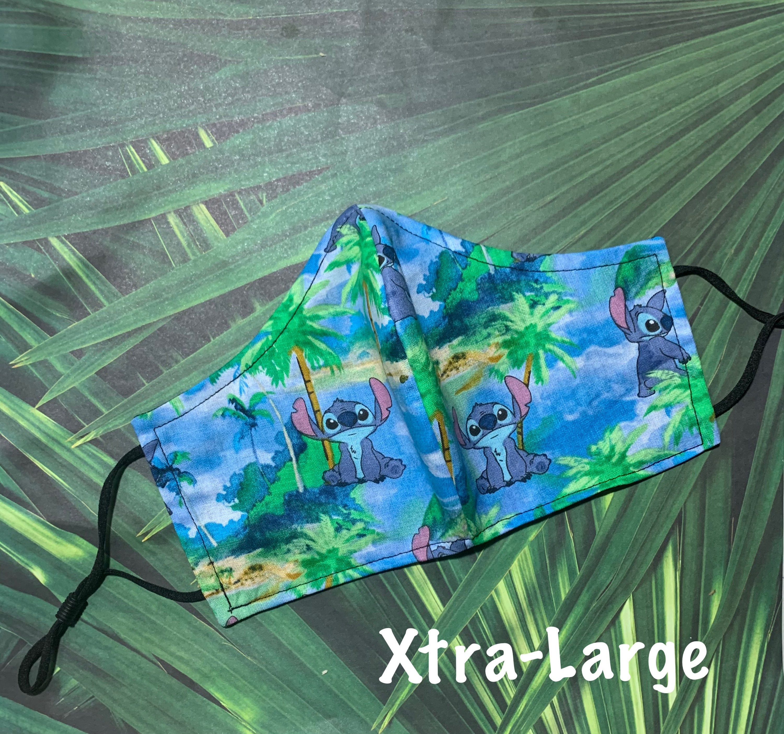 Stitch Face Mask/ Disney Face Mask/ Adjustable Face Mask Etsy