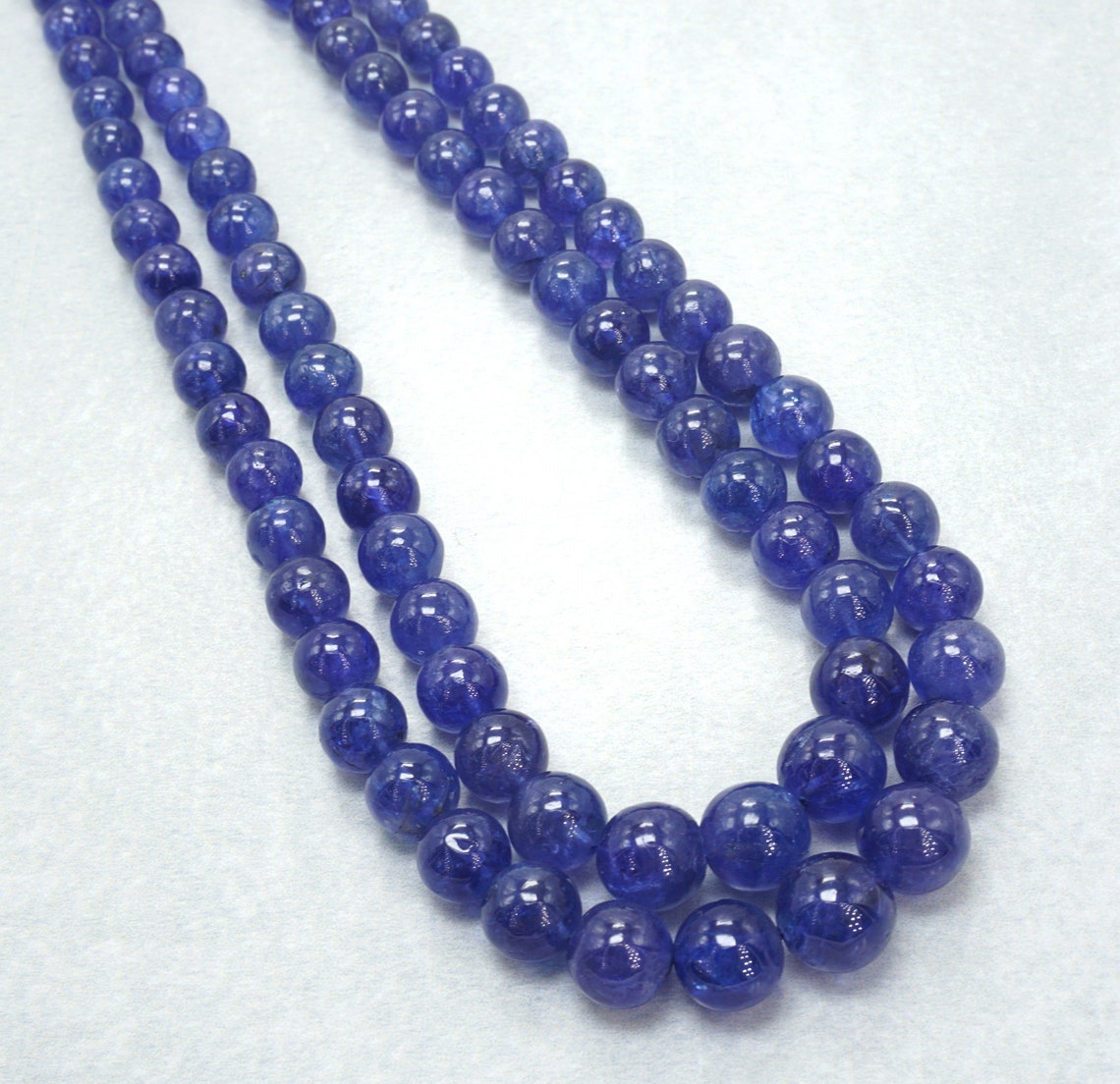 Tanzanite Beads AAA Natural Tanzanite Round Beads Etsy