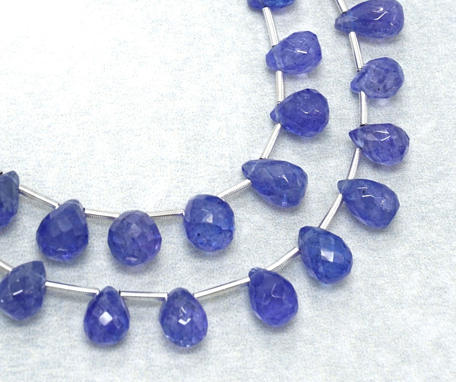 Natural Tanzanite Beads AAA Tanzanite Teardrops Etsy