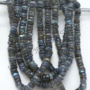Natural Labradorite Beads, Fleshy Labradorite Tyre Shape Beads, Labradorite Smooth Tyre Shape Rondelle Beads, Jewelry making Beads
