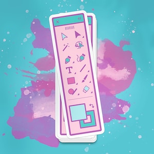 Adobe Illustrator Toolbar Vinyl Sticker - Gift for Graphic Designer - Laptop Decal