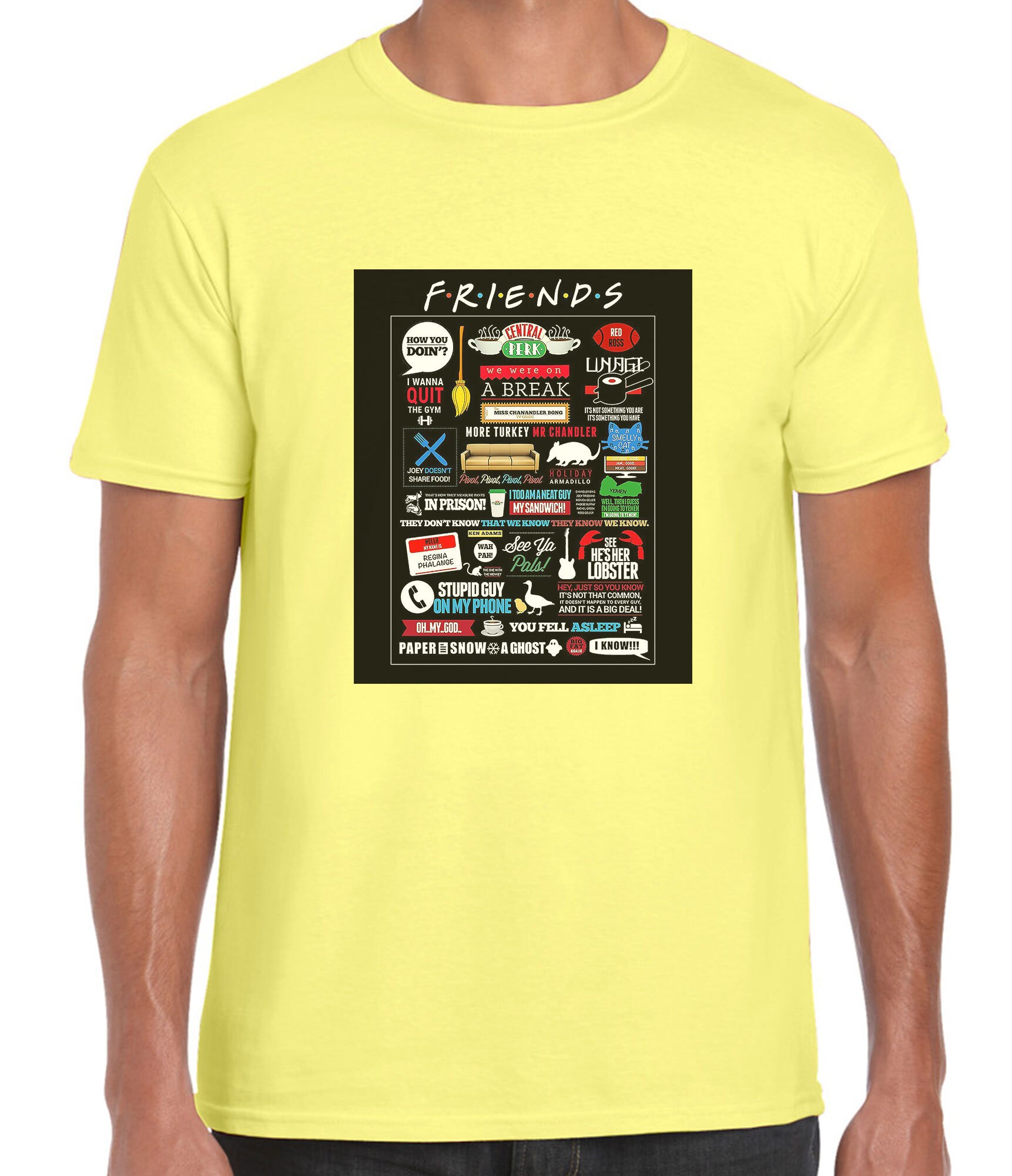 Friends TV Show Unisex T-shirt Friends Graphic Printed Tee | Etsy