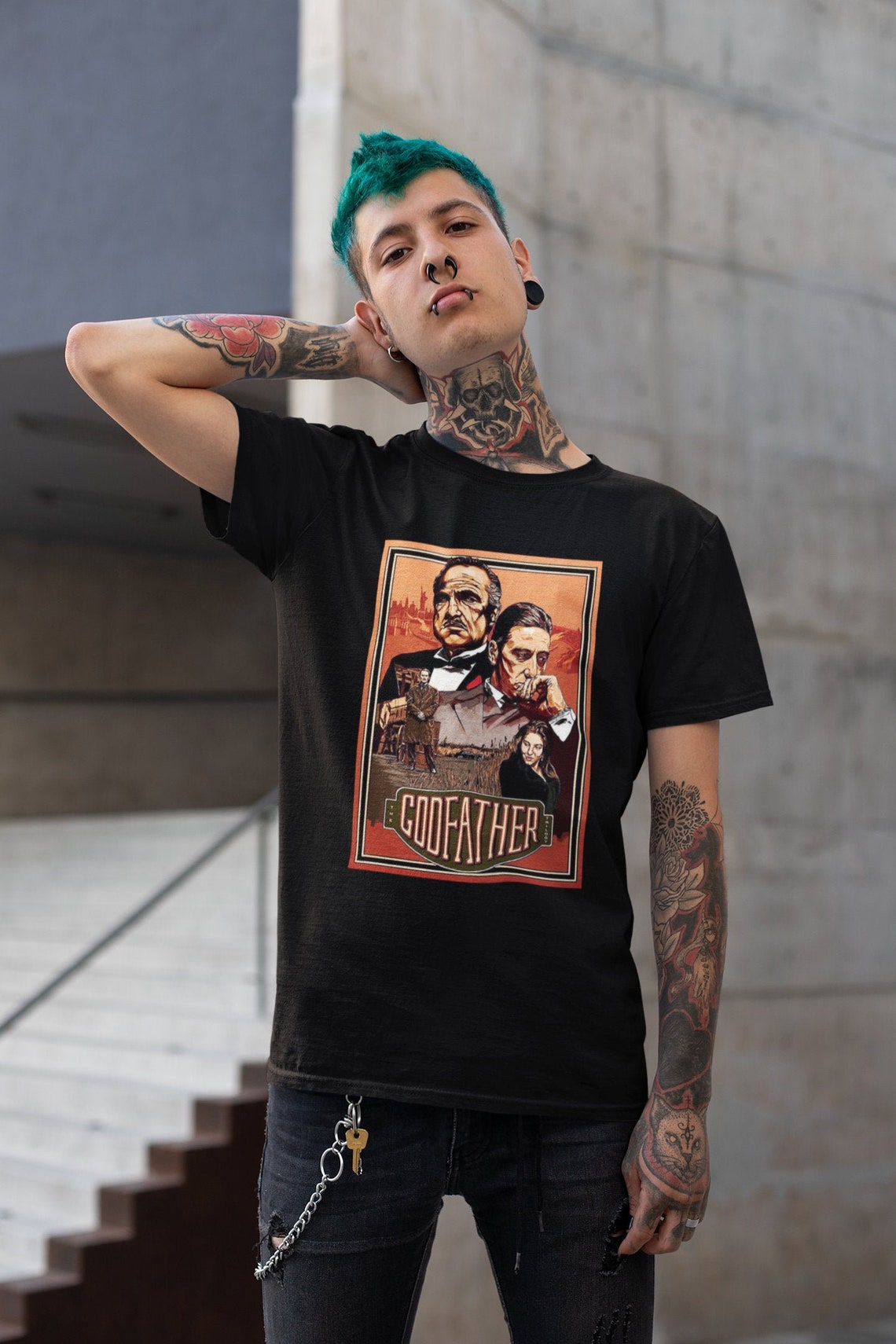 The Godfather Unisex Tshirt Godfather Movie Tshirt Unisex Etsy