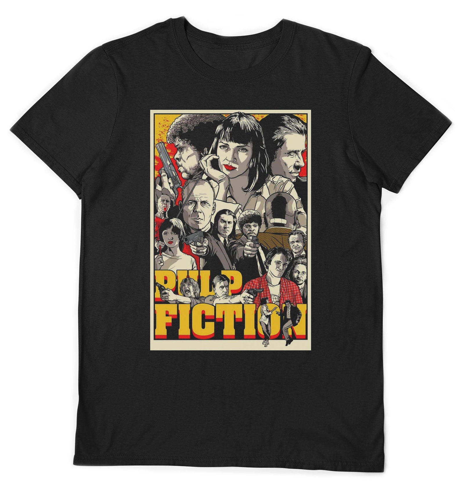 pulp fiction graphic tee