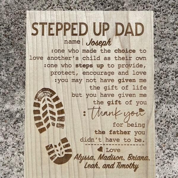 Stepped Up Dad // SVG + PDF