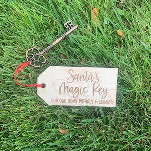 Santa&#39;s Magic Key // SVG + PDF