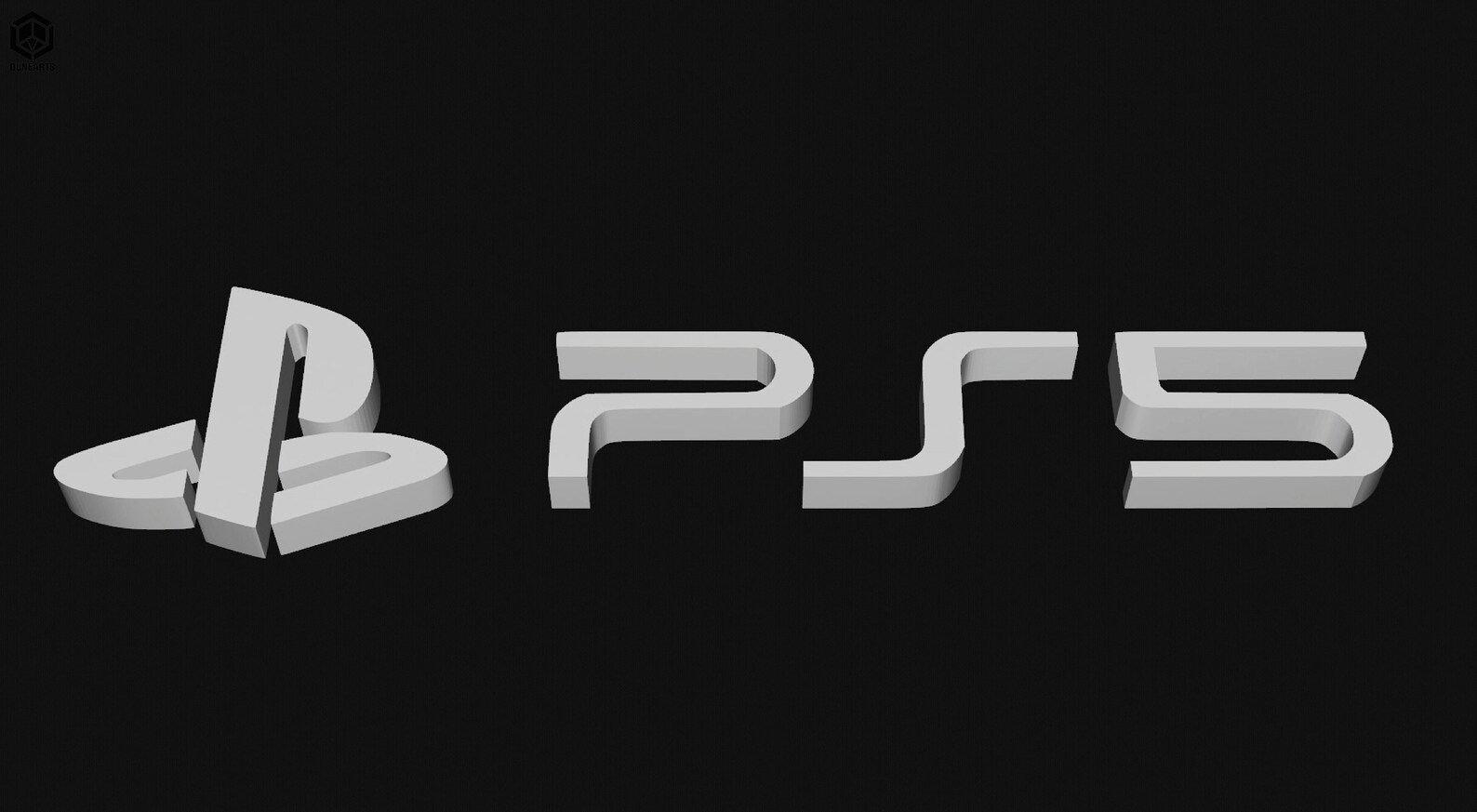 Play Station 5 Logo STL 3D PS5 Logo Tribute | Etsy