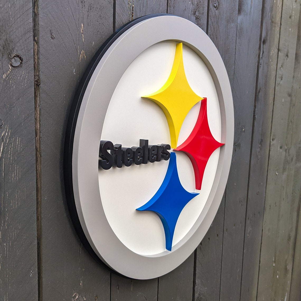 Pittsburgh Steelers Sign Steelers Logo Custom Sign Etsy