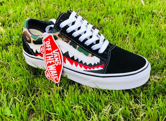 bape vans etsy