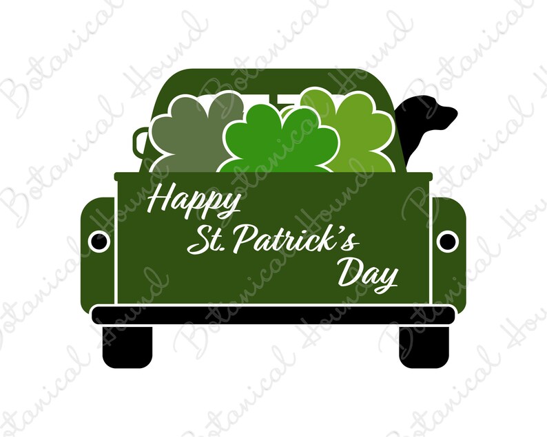 Free Free Truck With Shamrocks Svg SVG PNG EPS DXF File