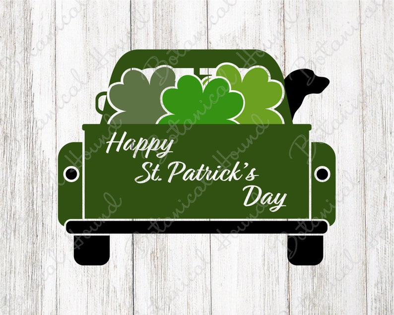 Download St Patricks Day Svg Shamrock Svg Happy St Patrick S Day Truck With Shamrocks And Dog Svg Clover Svg Patricks Day Truck Svg St Clip Art Art Collectibles Truongsinhhoc Com Vn