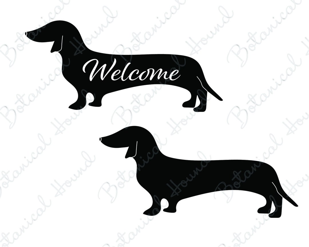 Doxie Welcome SVG Bundle Cut File for Cricut and Silhouette - Etsy