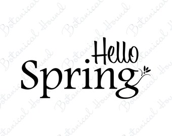 Hallo lente met bloem SVG-bestand knippen voor Cricut en silhouet Crafters