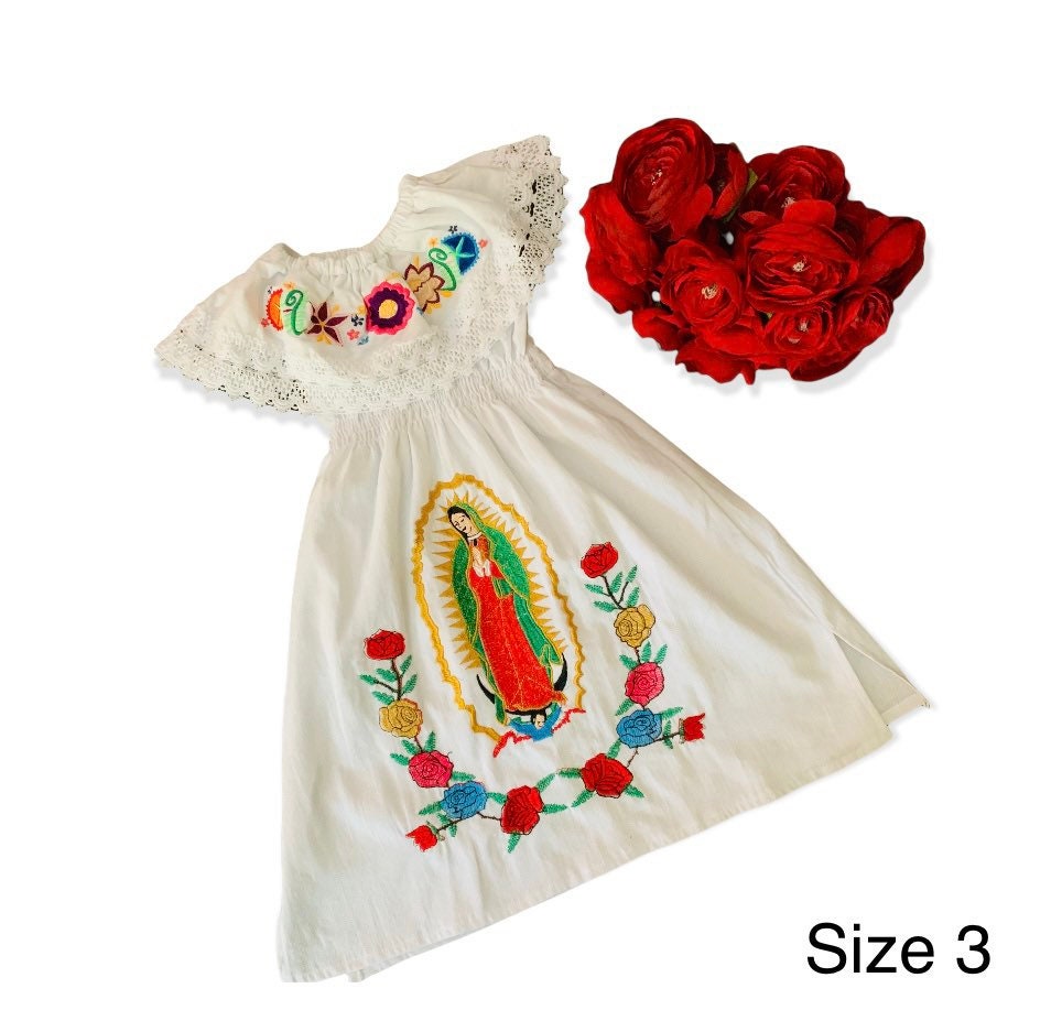 Virgen De Guadalupe Dress - Etsy Virgen De Guadalupe Dress - Etsy