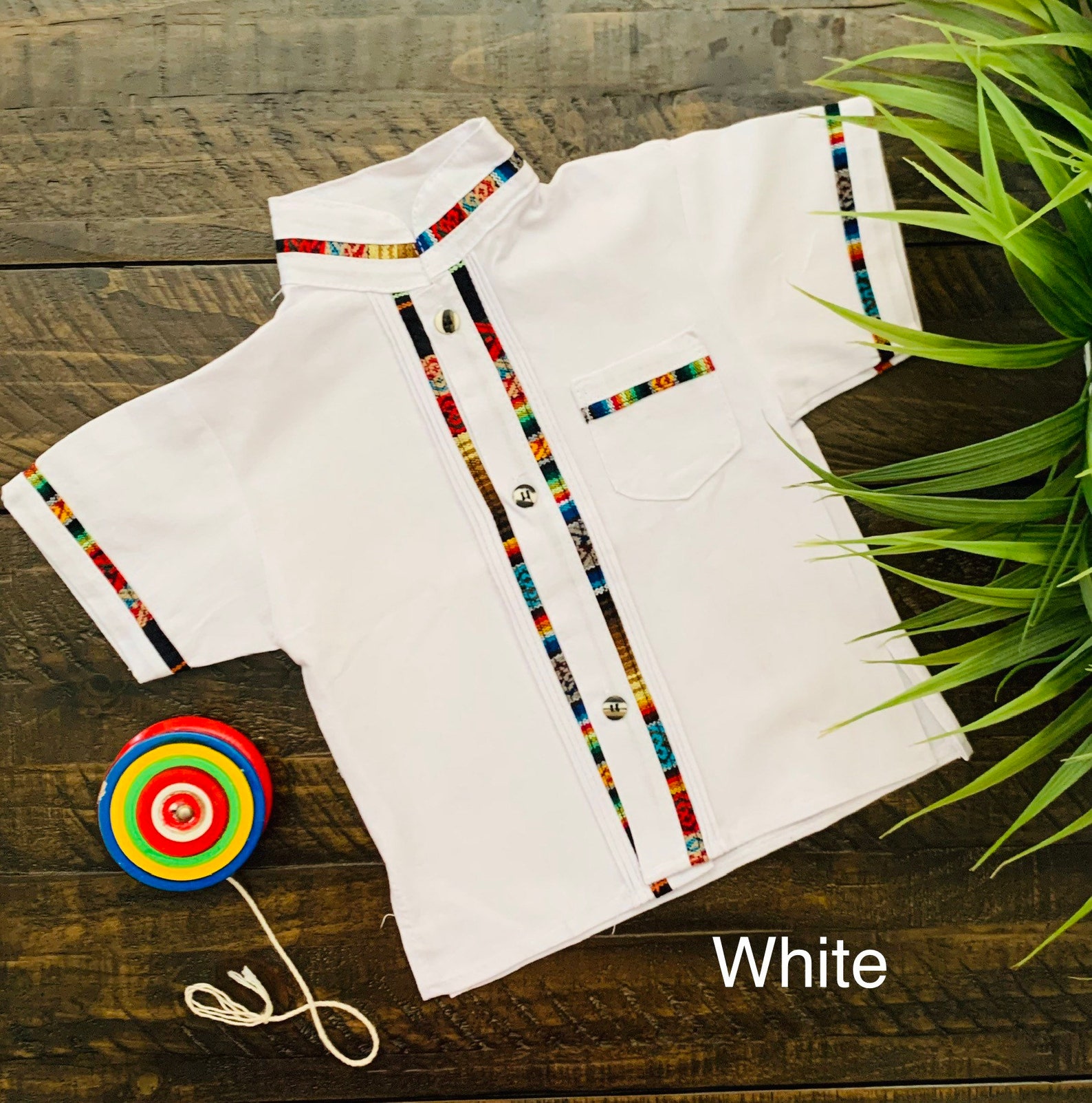Baby Boy Mexican Guayabera Shirt 912 MonthsBoys Wedding Etsy