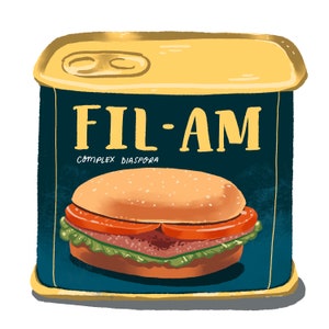 Fil-Am Spam Art Print | Food Art | Illustration | Filipino American | Pinoy | Swagapino