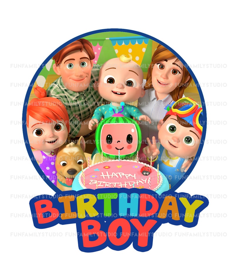 Cocomelon Birthday Boy Design Cocomelon Printable File per ...