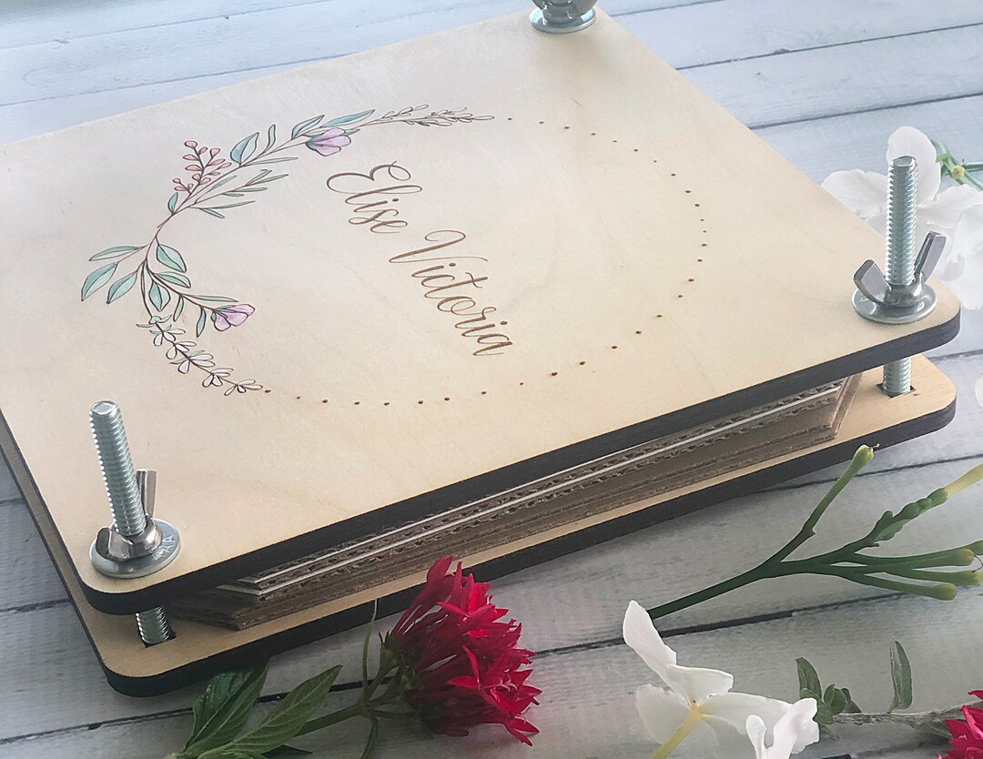 Personalized Flower Press Set Preserve Flowers Forever Perfect Mother's