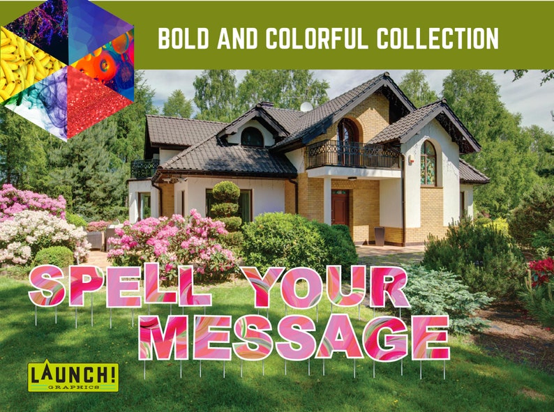 Premium CUSTOM MESSAGE Yard or Lawn Words / Message/ Saying / Etsy