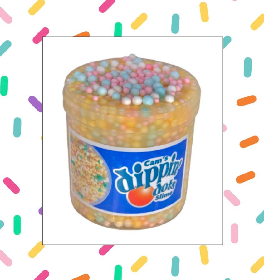 Cam's Birthday Cake Dippin' Dots Slime Etsy