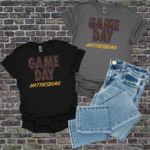 Custom Hattiesburg Tigers Mascot Spirit Shirt Digital File PNG DTF Sublimation
