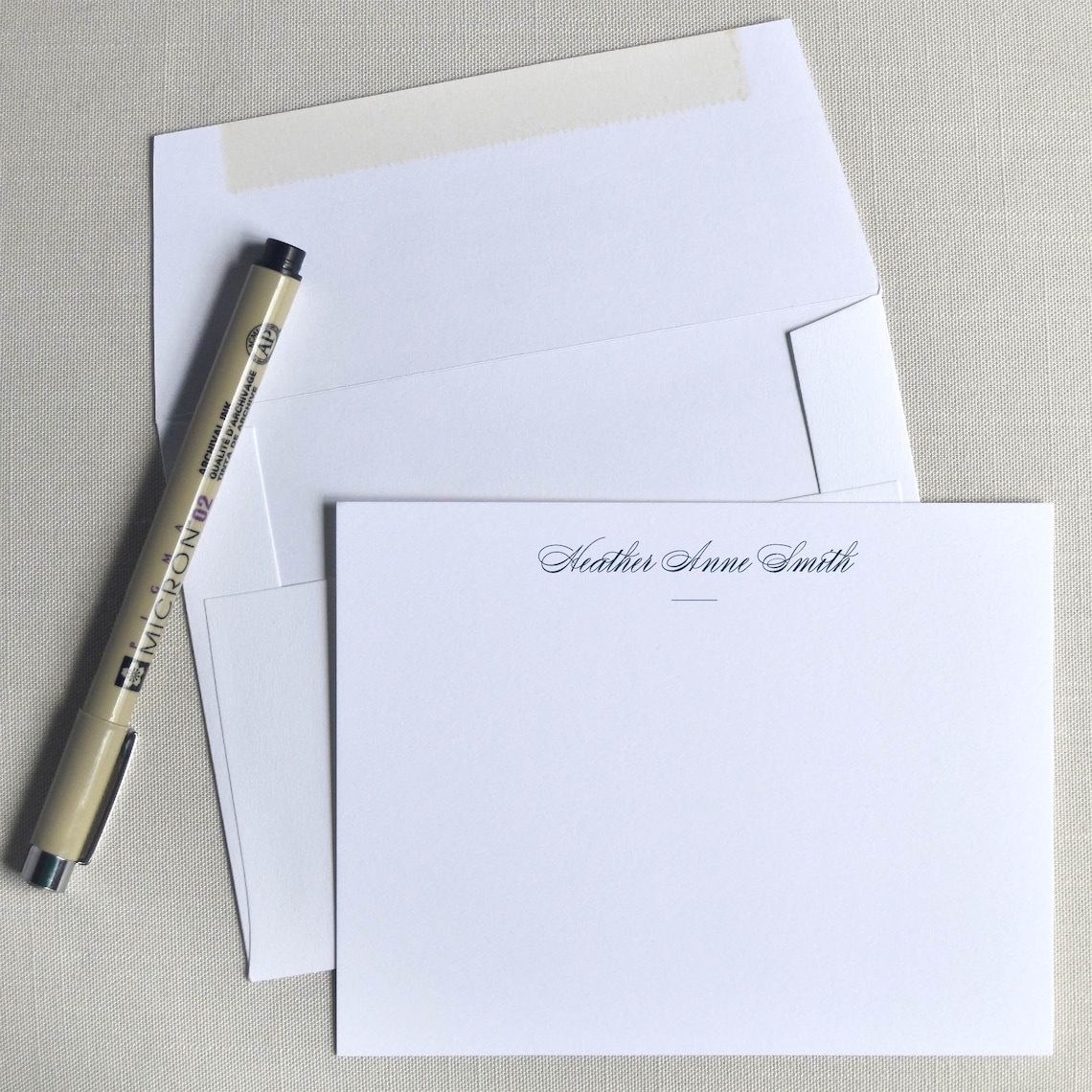 Personal Stationery set with envelopes custom stationery set Etsy