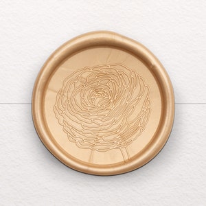 Ranunculus Wax Seal, Floral Wedding Wax Seal, Botanical Wax Seal, Wax Seal Stickers, Self Adhesive Wax Seals, Wax Seal Invitation