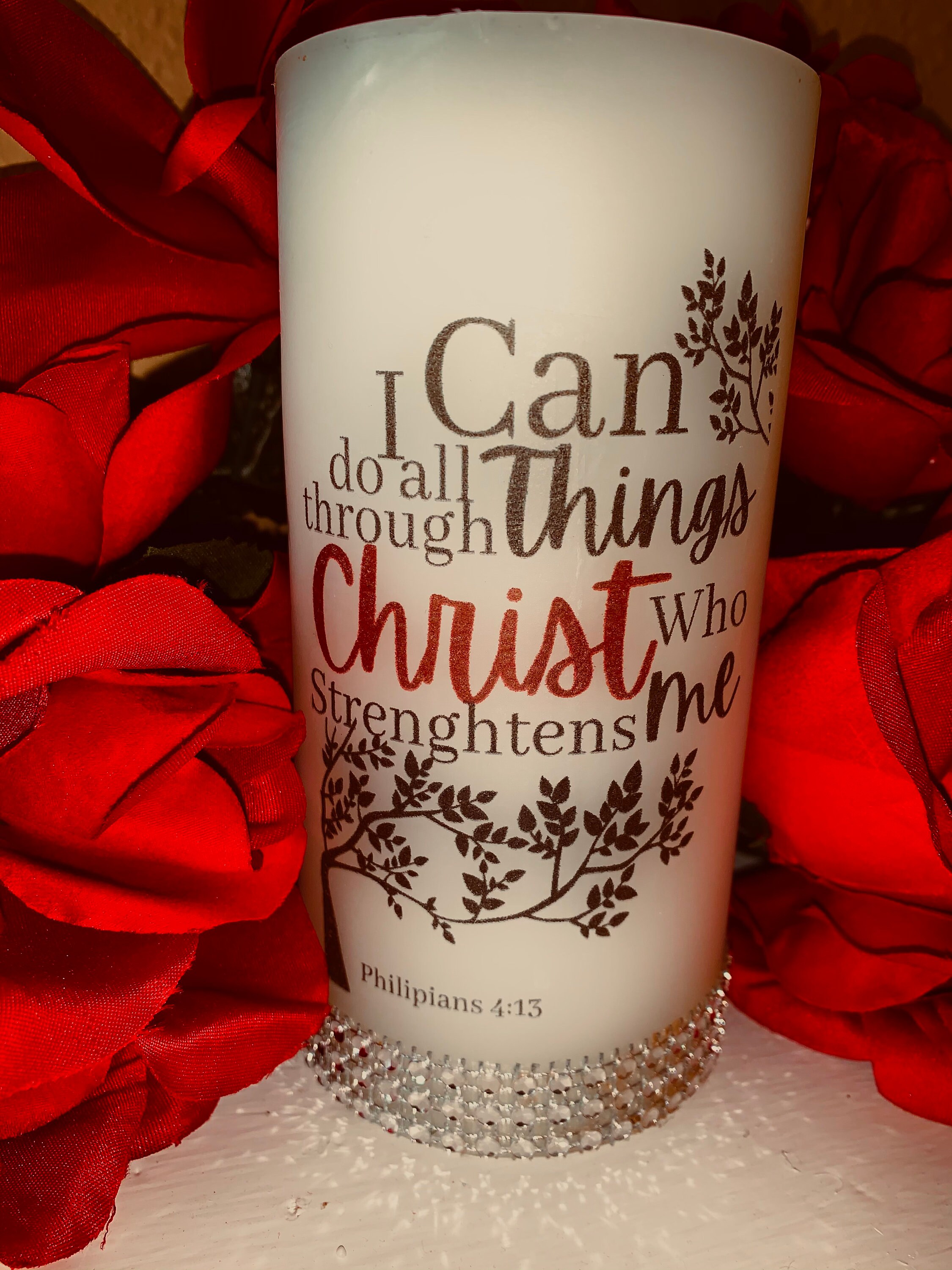Declaration Scripture Candles Etsy
