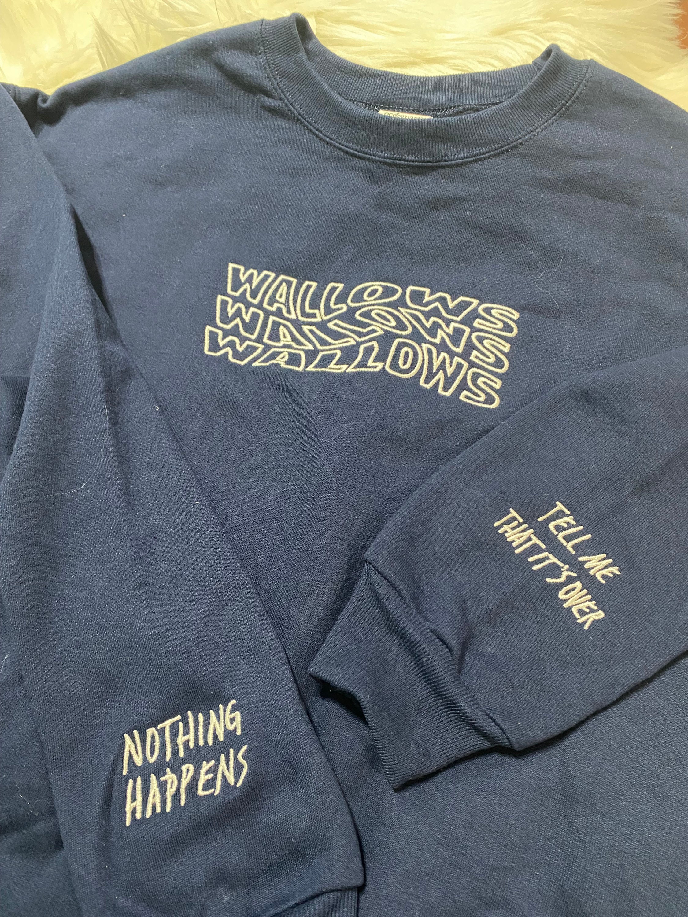 Wallows Nothing Happens Inspired Crewnecks - Etsy