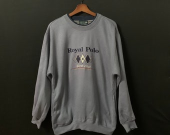 Vtg RUDOLPH VALENTINO Sports Club Crewneck Sweater