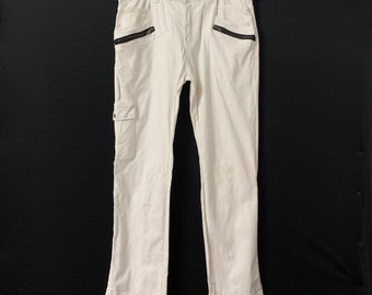 Vintage Common Golf Stretchable Waist Zipper Pockets Pants