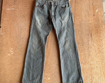 Jeans vintage Katharine Hamnett London, vestibilità ampia, firmati, streetwear W31