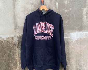 Vintage University Of Cambridge Hoodie Pullover Sweater Sweatshirts