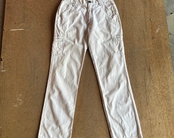 ARCHIVIO!! Pantaloni da lavoro vintage Oakley con logo ricamato, doppie tasche, rarissimi, taglia W29 L32