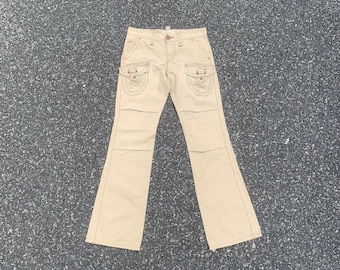 Vintage Edwin 503 x Blue Trip Trousers Utility Flare Tactical Cargo Pants