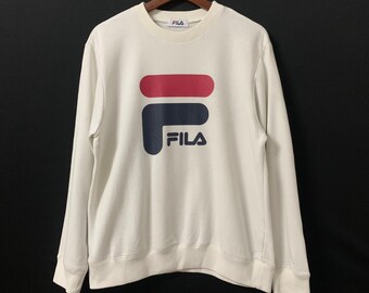 Vintage Fila Big Logo Streetwear Brand Sweater