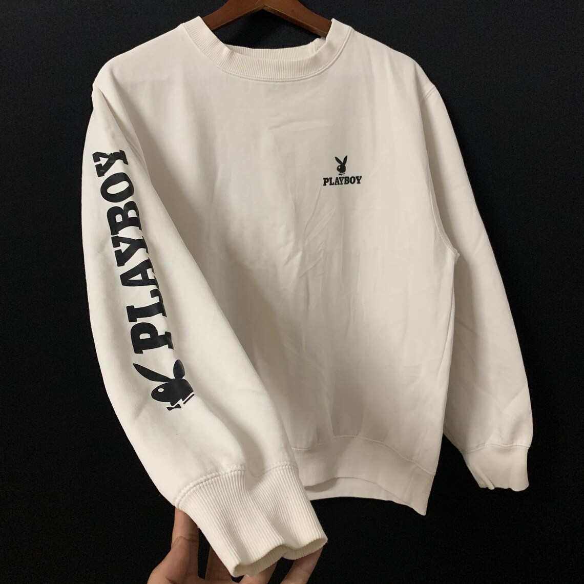 Playboy Big Logo Back Crewneck Sweater | Etsy